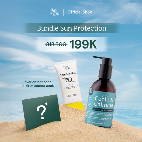 Biotalk Bundle PROTECTION | Sunscreen SPF 50++ | Shampoo Cool & Calming