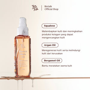 [BUY 1 GET 1] Biotalk Stretch Mark Oil + Coffee Scrub Soap 30GR