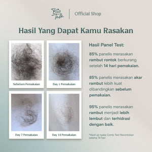 [NEW LAUNCH] Biotalk Roots Strength Shampoo I 250ml I Non SLS/SLES I Natural I Perawatan Rambut Rontok Karena Catokan Styling Hairdryer Kering Rontok Karena Pewarnaan Rambut