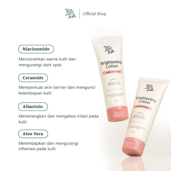 Biotalk Natal Hampers | Brightening Lotion | Pure Kojic Soap | Coffee Scrub Soap