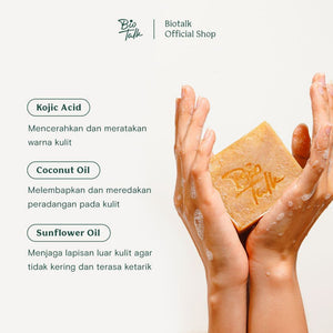 Biotalk Natal Hampers | Brightening Lotion | Pure Kojic Soap | Coffee Scrub Soap