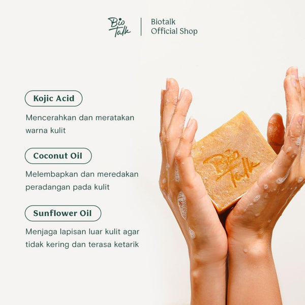 Biotalk Natal Hampers | Brightening Lotion | Pure Kojic Soap | Coffee Scrub Soap