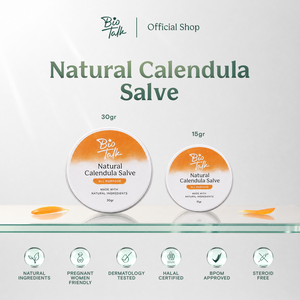 [NEW LAUNCH] Biotalk Natural Calendula Salve Mini I 15gr I No Steroid I Meredakan Kulit Eksim Psoriasis Sensitif Gatal-Gatal I Membantu Meredakan Alergi Kulit Gatal
